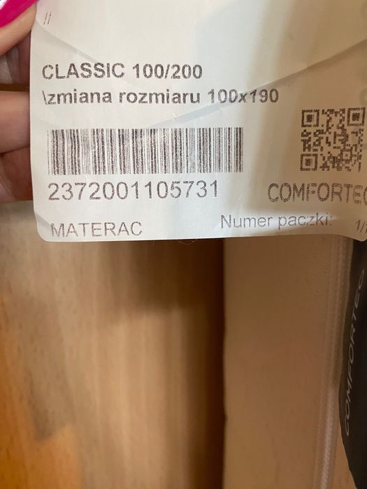 Materac Comforteo 100x190