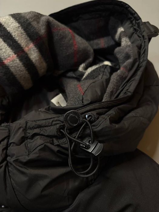 Теплий зимовий пуховик Burberry, стильна модель, розміри S–XL