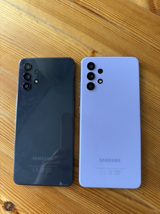 Samsung Galaxy A32 2022 Black 4/128; Violet 4/64 стан ідеал + чохли в подарунок. Самсунг А32 SM-A325F/DS. Смартфон Самсунг. Телефон.