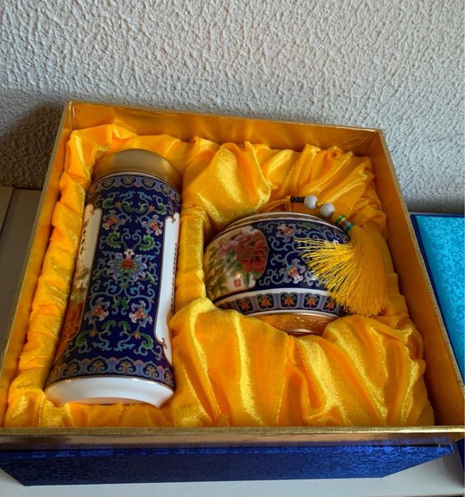 Frasco e pote de chá TENGDA