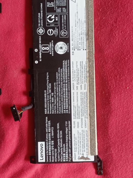 Pakiet baterii do laptopów Baterie