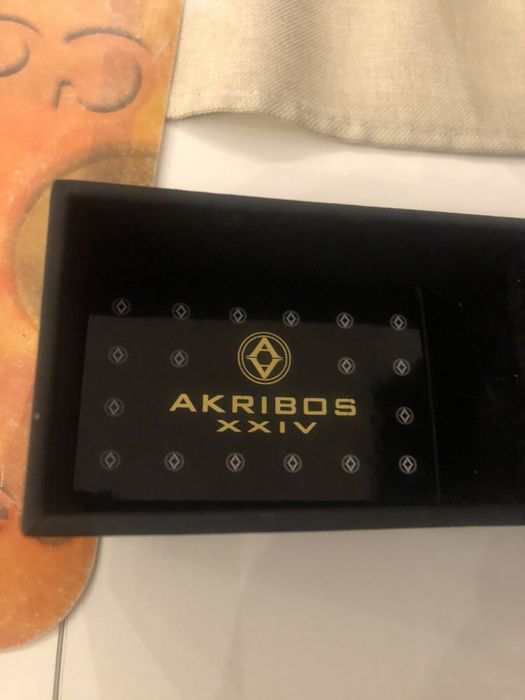 Zegarek Akribos srebrny zamienie na sprzet wedkarski