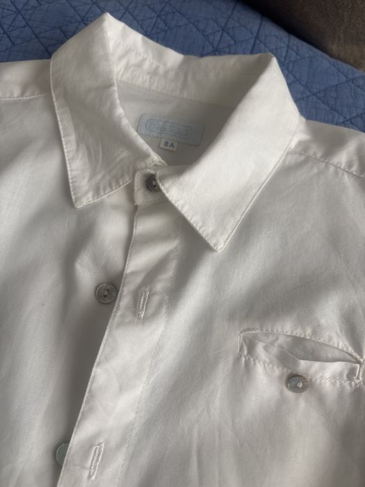 Camisa classica menino em algodao