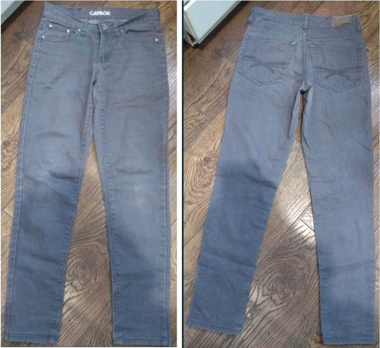 Джинсы брюки зауженные прямые мужские armani XS-M чоловічі малий р-р