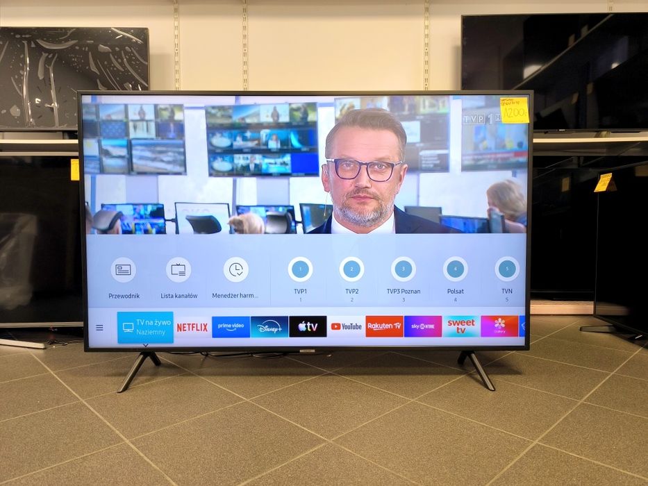 Samsung 58 cali 4K UHD hdr Smart WiFi DVB-T2 58NU7172 gwarancja 3m telewizor