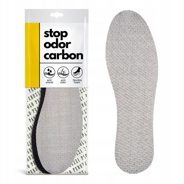 R. 43 - Wkładki lateksowe Stop Odor Carbon Paolo Peruzzi 03W43