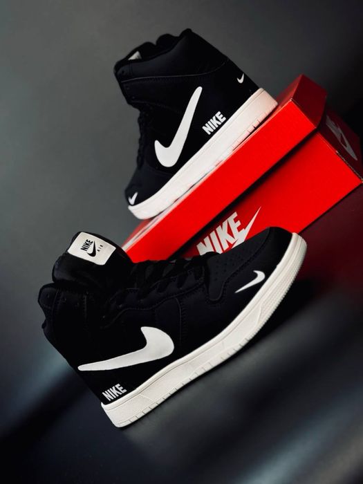 Высокие ккды на зиму nike jordan retro/ кросівки найк джордан з хутром