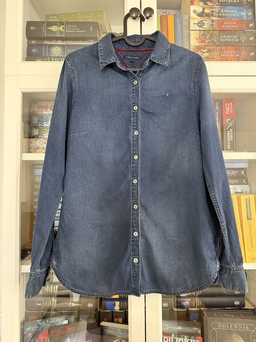 Damska koszula jeansowa vintage TOMMY HILFIGER – US 8 / PL 38