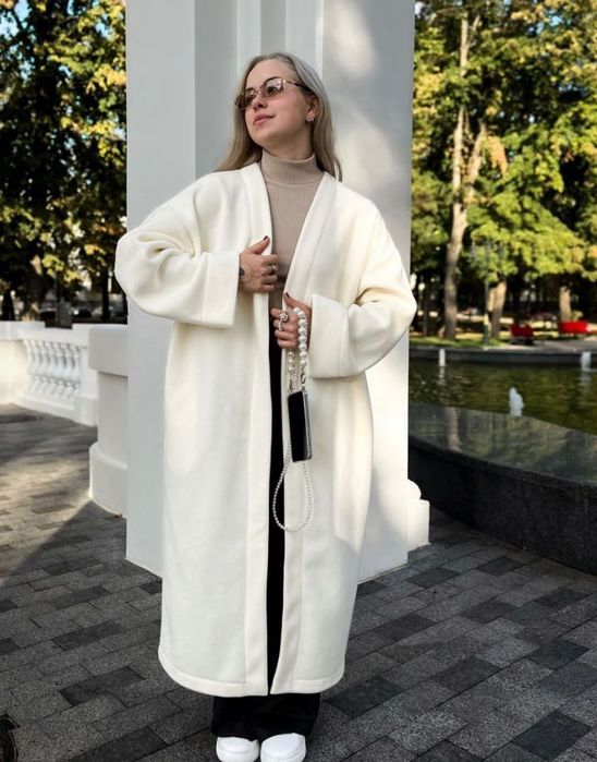 Кардиган молочний, фліс