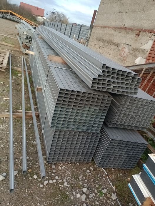 Konstrukcja wiaty 12,6mx6,3m-4.5m , komplet elementów.