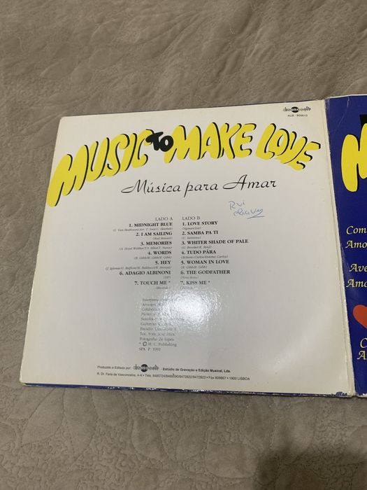 Vinil “Music to make love” - música para amar