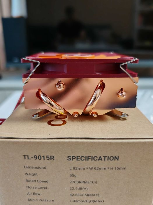 Thermalright AXP90 X53 Full Copper, Low Profile ITX Cooler, 92mm, Медь