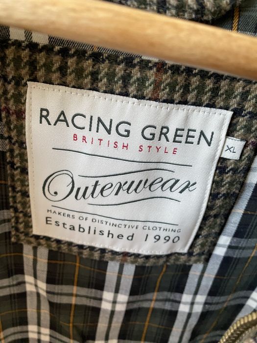 RACING green british style Outerwear бомбер
