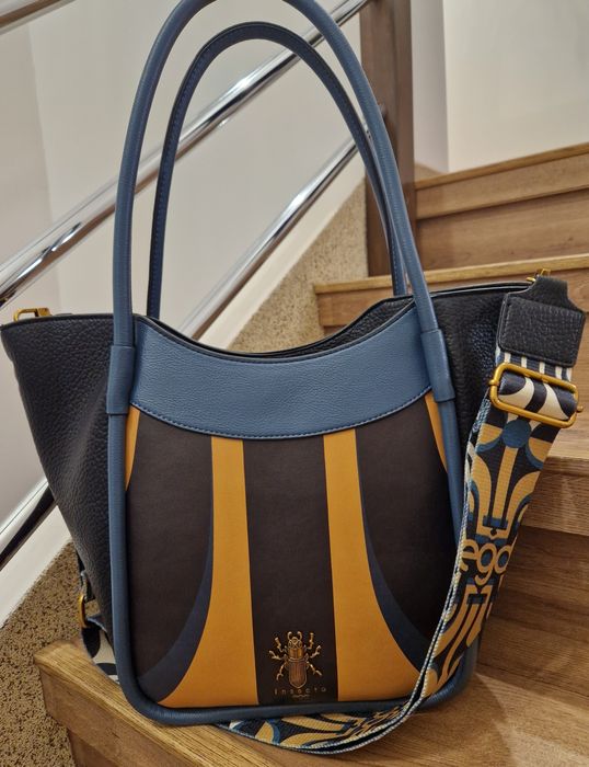 Torebka Ego, eko, insecta, A4, paski