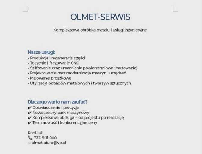 Sworznie, tulejki, kule itp. Toczenie CNC Wola Zarczycka