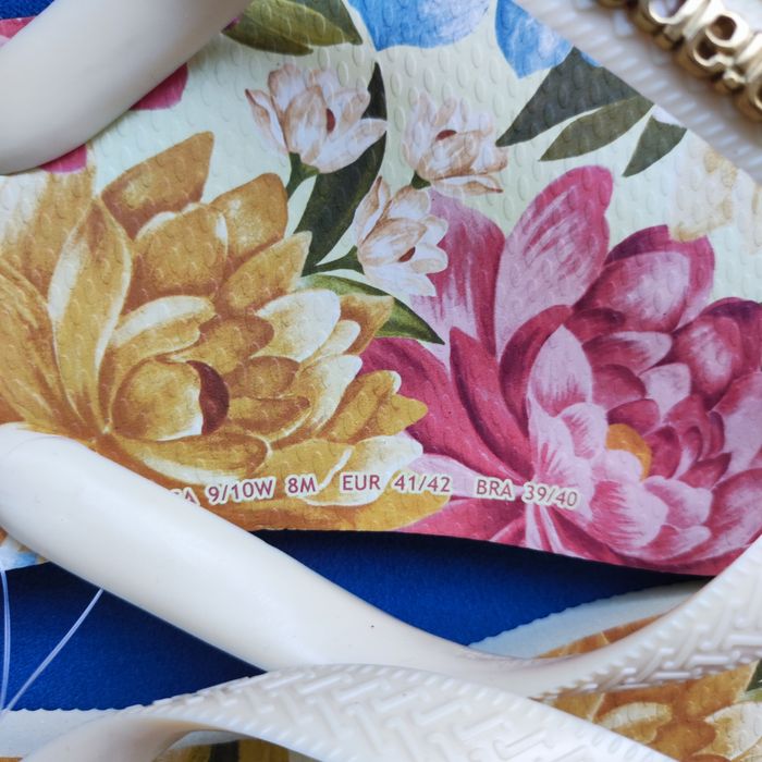 Havaianas Farm  novas senhora t41-42 europeu mod oral Rebeca