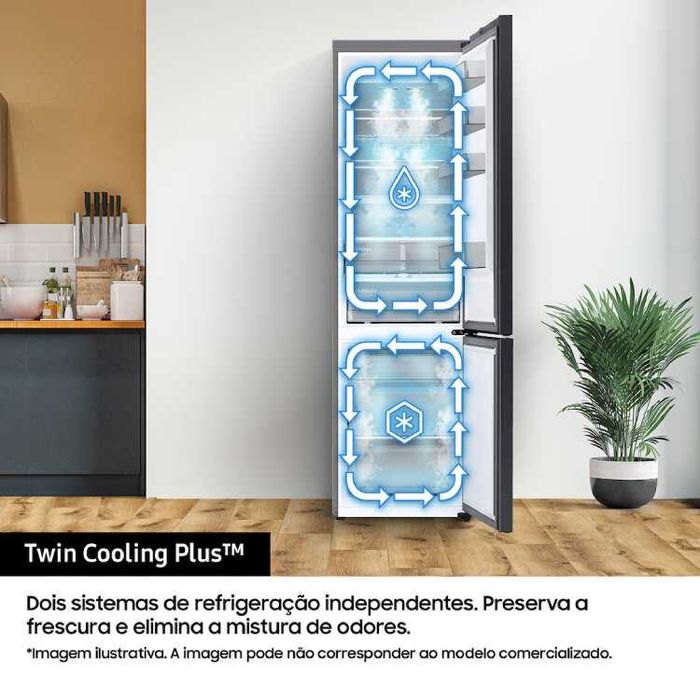 NOVO EMBALADO-Frigorífico Combinado RB38T607BS9 No Frost - 387L - Inox