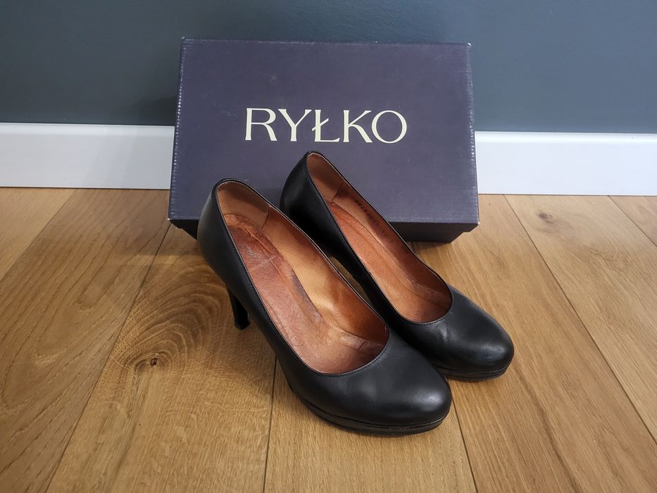Czarne szpilki Ryłko rozmiar 37