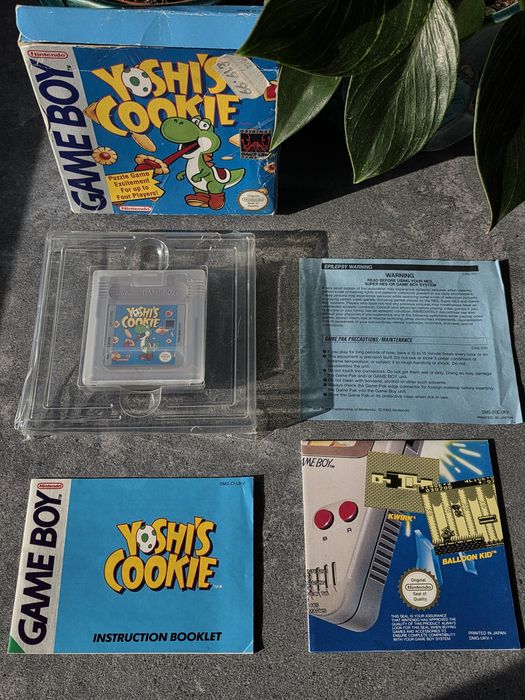 Yoshi's Cookie Game Boy | Komplet w pudełku (CIB) | Oryginał