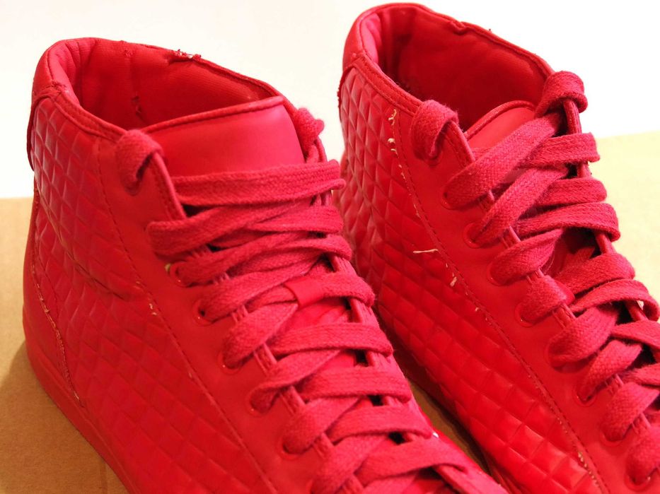 ZARA -  czerwone wysokie sportowe sneakers-y R=45