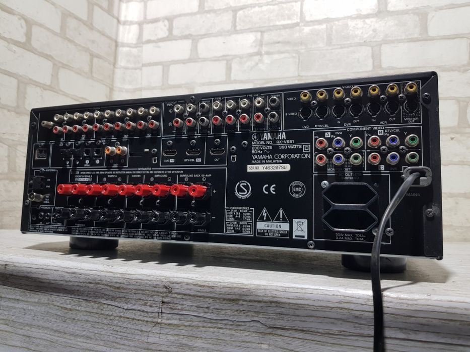 7.1 AV ресивер YAMAHA RX-V661,*7x170 Вт, HDMI, б/у з Німеччини