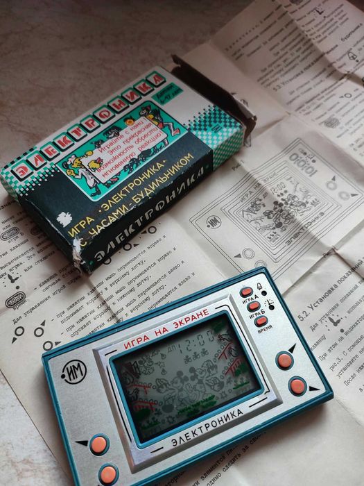 Gra serii Elektronika Myszka Miki serii jajeczka PRL ZSRR