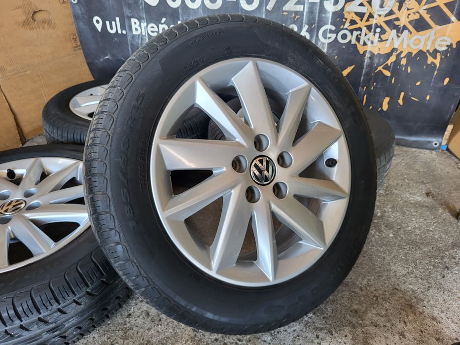 Koła letnie 5x100 15cali VW Seat Skoda Audi