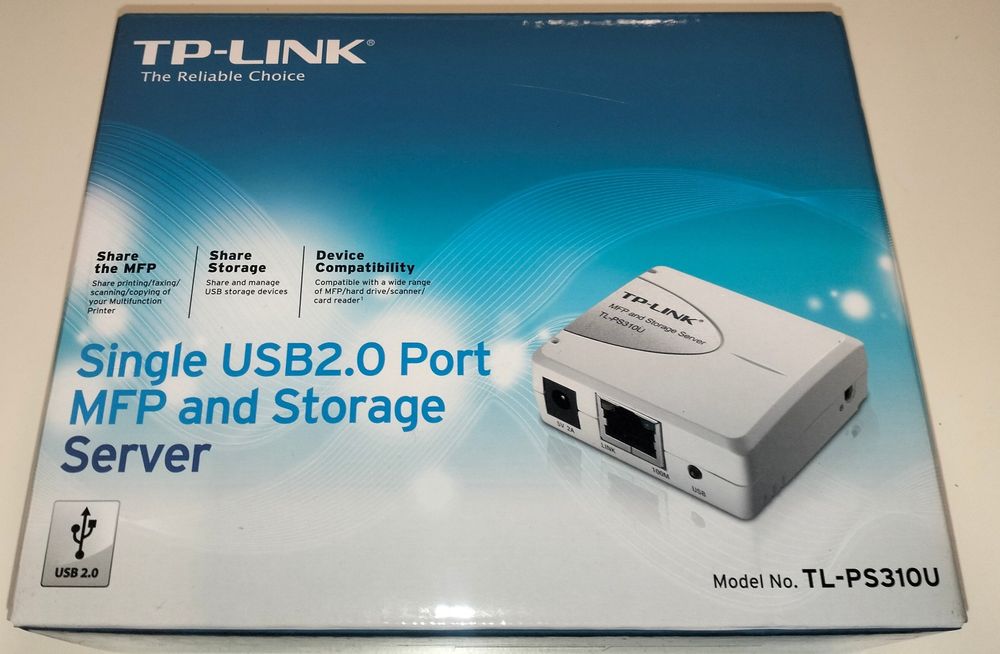 TP-LINK TL-PS310U – Servidor USB 2.0 para Impressora e Armazenamento