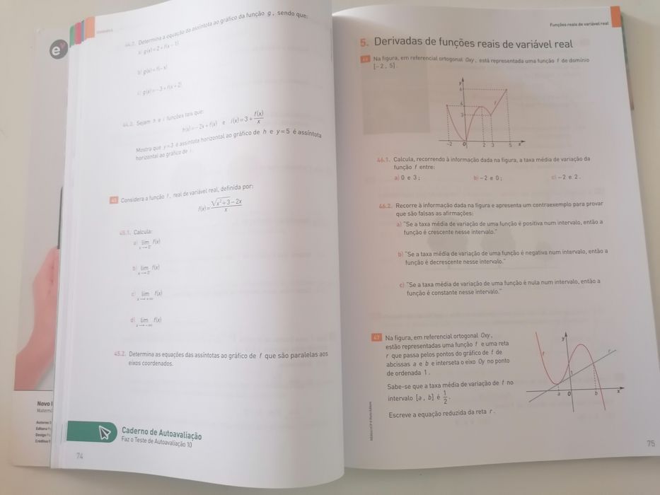 Caderno de Atividades Matemática A 11° ano