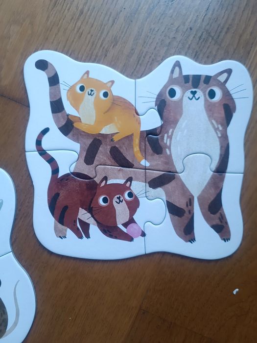 Czuczu moje pierwsze puzzle zwierzeta