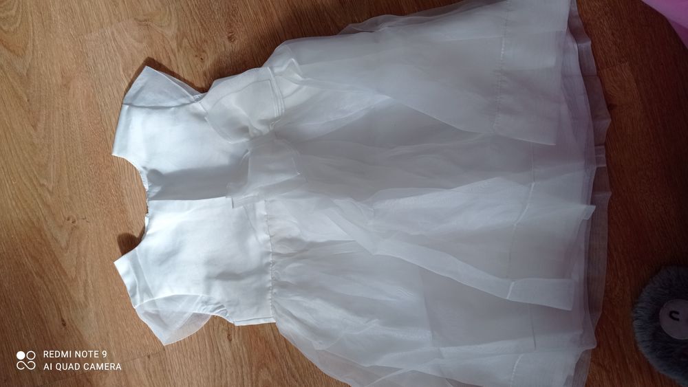 Sukienka wizytowa chrzest minimi r.92