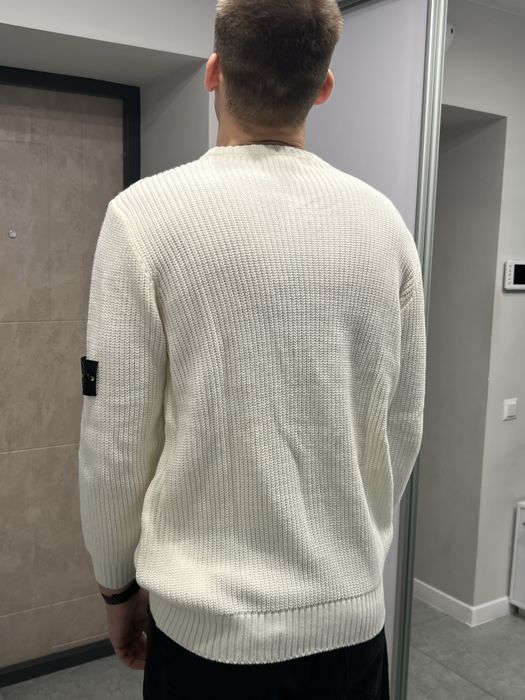 Світер Білий Stone Island