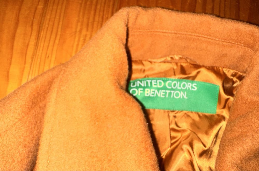 Casaco camel Benetton