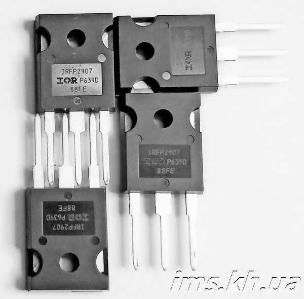 Транзистори польові мосфети біполярні IGBT потужні та smd