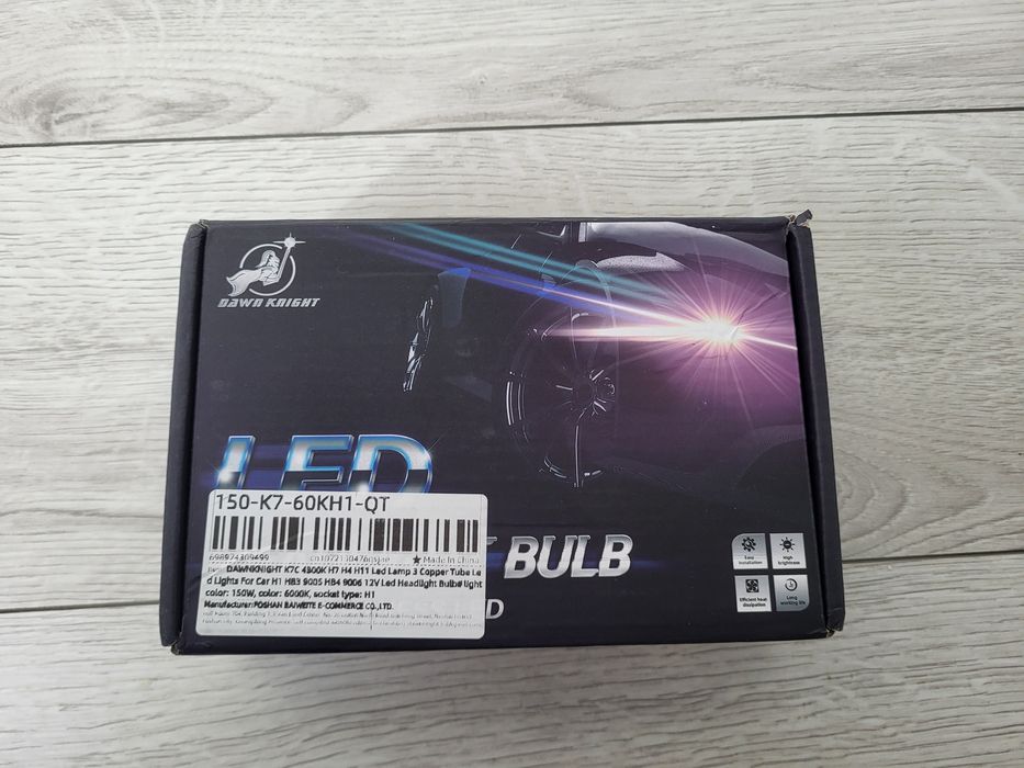 Dawnknight H1 6000k 150W Led линза лампа мощная