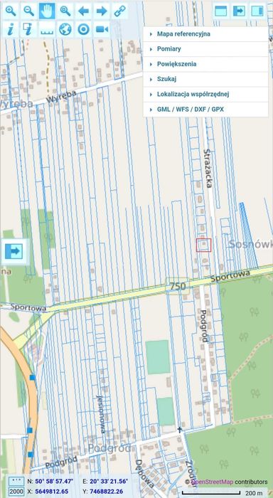 Działka budowlana 1000 m2 Ćmińsk