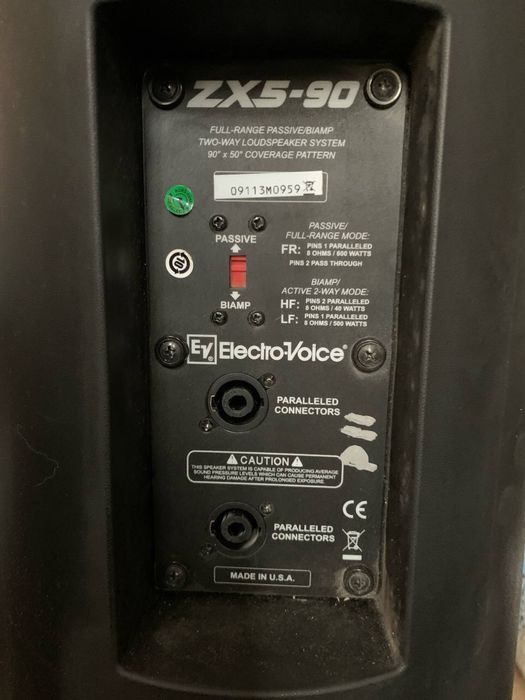 Паcсивная Акустическая Система Electro-Voice Zx5-90