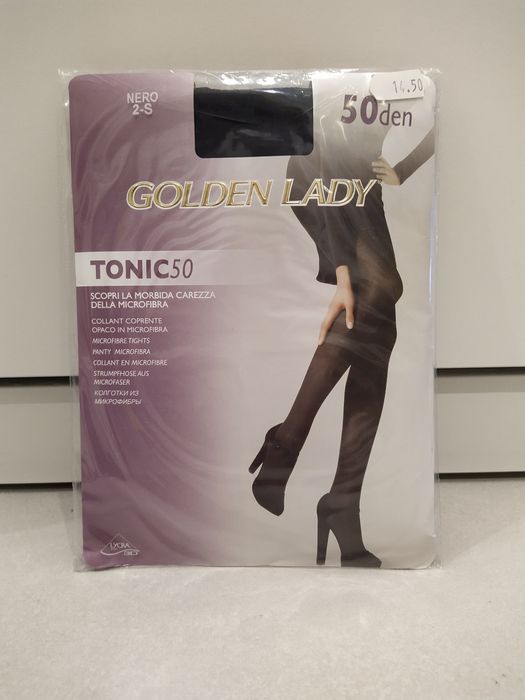 Czarne rajstopy Golden Lady, 2-S, 50DEN