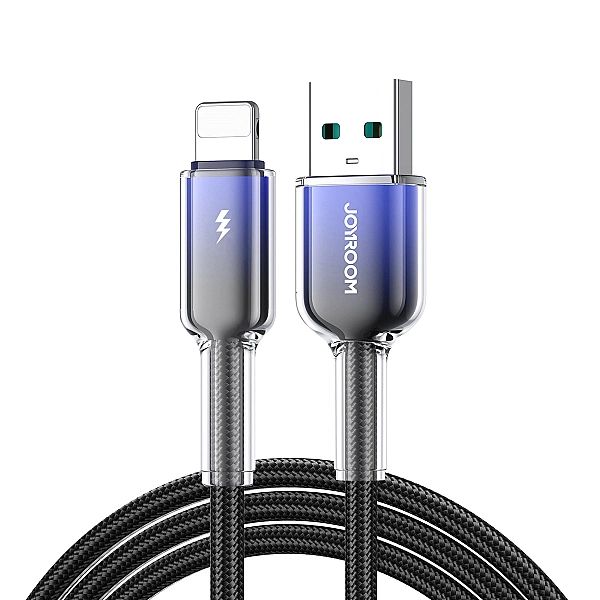 Kabel Joyroom S-A42 Crystal-Clear Series 3A USB-A - Lightning 1,2m - c