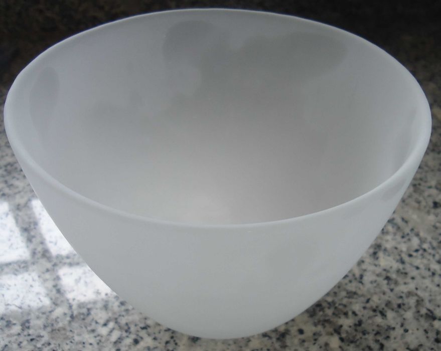 Abajours vidro branco fosco