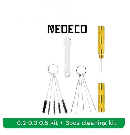 Игла, ключ, щетки очистки для аэрографа