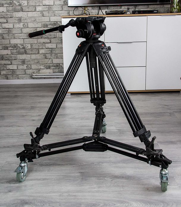 Statyw filmowy Manfrotto 546 GB z głowicą 504HD