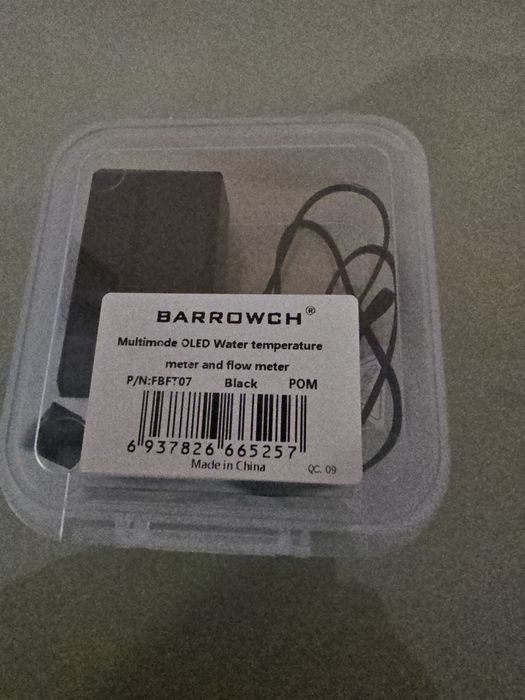 Barrowch fbft07 g1/4 display digital oled termômetro de água/medidor d