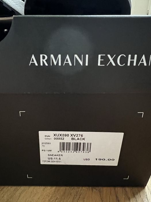 Кросівки armani exchange