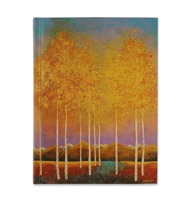 Notatnik szyty Księżycowe Osiki Peter Pauper Press