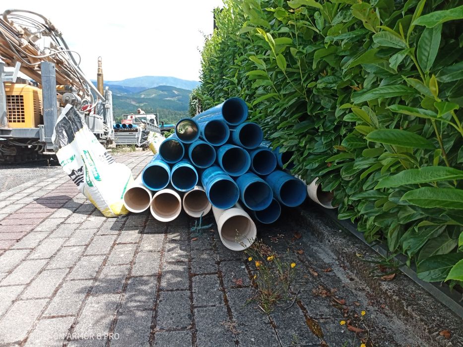 Furos para captação de Água