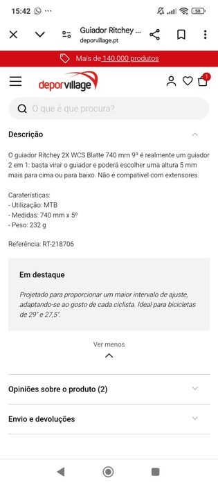 Guiador Ritchey world Championship Premier
