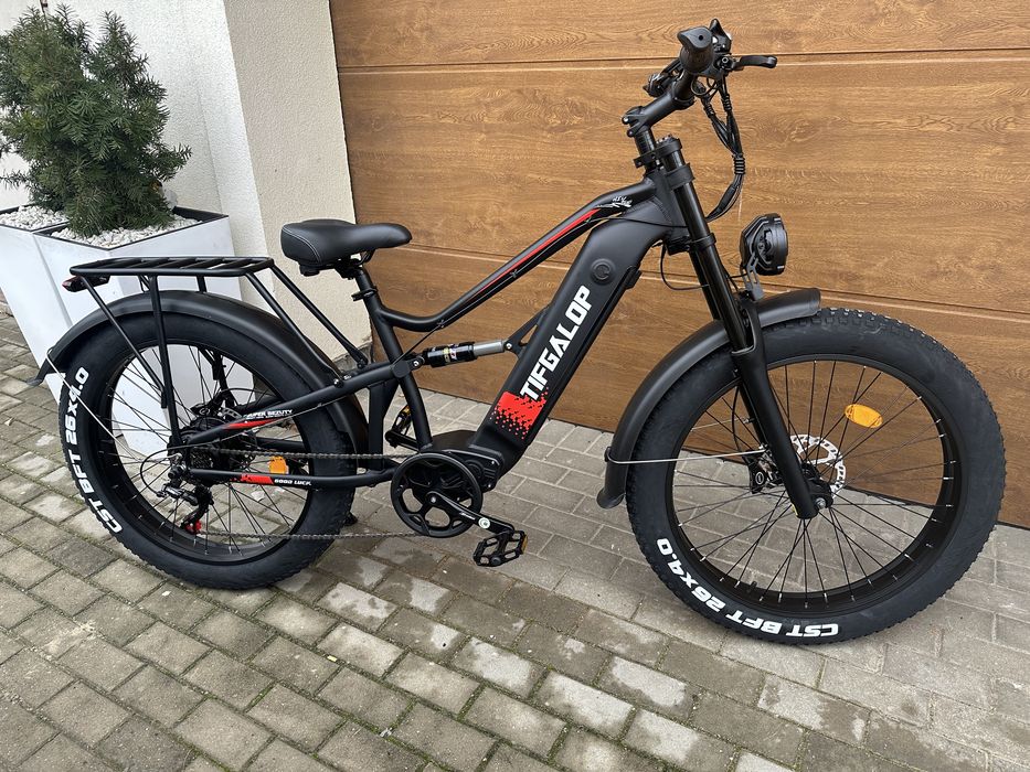 Rower elektryczny fatbike Tifgalop ES7 bateria 48V 15Ah