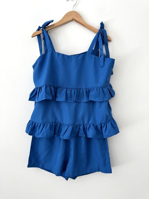 Boohoo letni komplet Top + Szorty