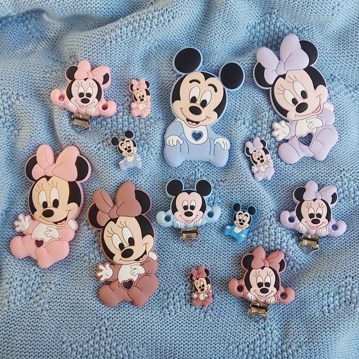 Gryzak silikonowy myszka minnie